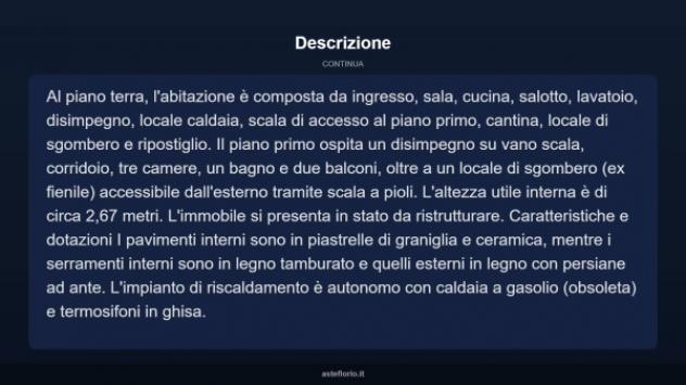 Immobile in asta di 224 m² con più di 5 locali e box auto in vendita a Castellazzo Bormida - Foto 15