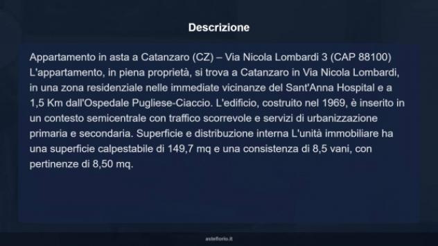 Immobile in asta di 149 m² con più di 5 locali in vendita a Catanzaro - Foto 16