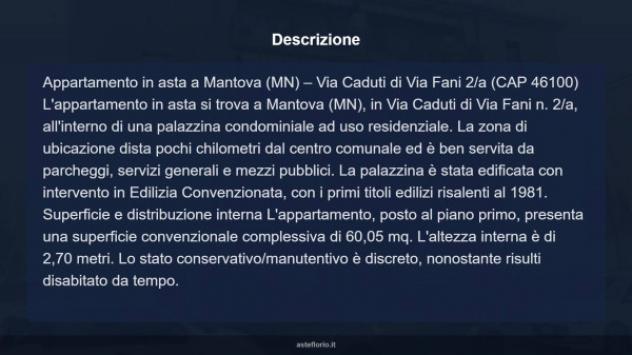 Immobile in asta di 60 m², box auto in vendita a Mantova - Foto 14