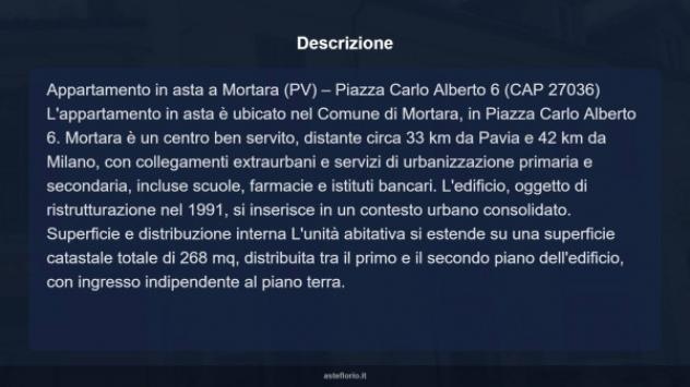 Immobile in asta di 268 m² con più di 5 locali e box auto in vendita a Mortara - Foto 11