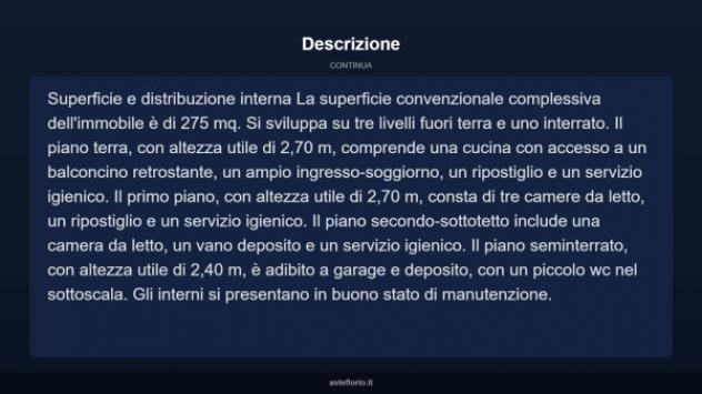 Immobile in asta di 275 m² con più di 5 locali e box auto in vendita a Polla - Foto 7