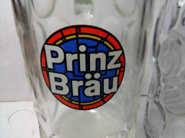 4 boccali in vetro della birra pubblicitari anni 60 e 70 - Foto 7
