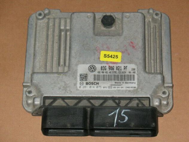 0281014075 ECU VW CADDY 1.9 0281014075 03G906021PF EDC16U34