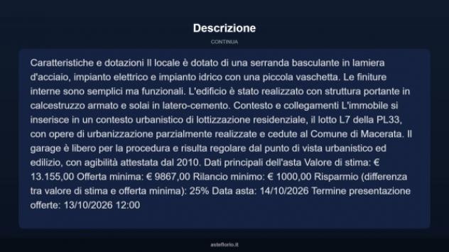 Immobile in asta di 41 m² in vendita a Macerata - Foto 4