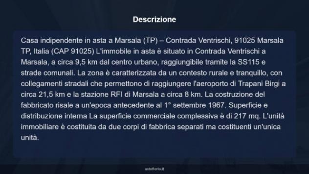 Immobile in asta di 217 m² con più di 5 locali e box auto in vendita a Marsala - Foto 18