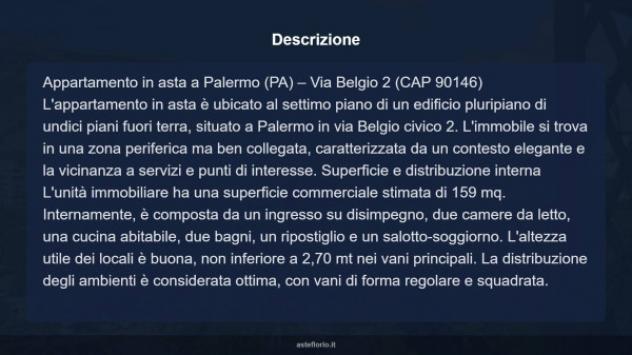 Immobile in asta di 159 m² con più di 5 locali in vendita a Palermo - Foto 16