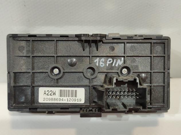 INTERRUTTORE COMANDO LUCI OPEL Antara Serie 20988694-120919 Z22D1 (0615) - Foto 3