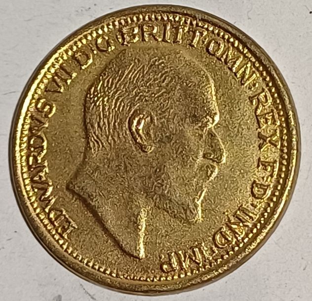 Sterlina - Edoardo VII riconiazione 1909. - Foto 3