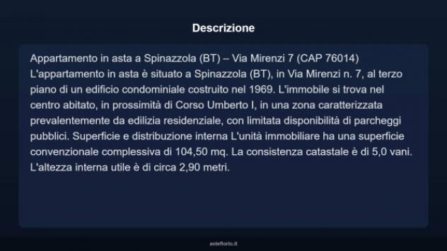 Immobile in asta di 104 m² in vendita a Spinazzola - Foto 4