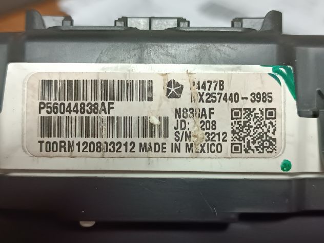 Dodge journey quadro strumenti contachilometri P56044838AF - Foto 3