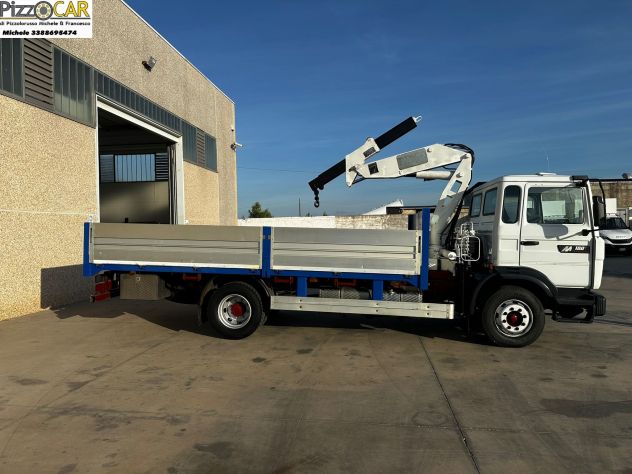 RENAULT MIDLINER 180 CASSONE E GRU PESCI P444 - Foto 3
