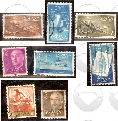SPAGNA 1923-2001 lotto francobolli usati - Foto 3