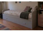 Letto con materasso e rete estraibile