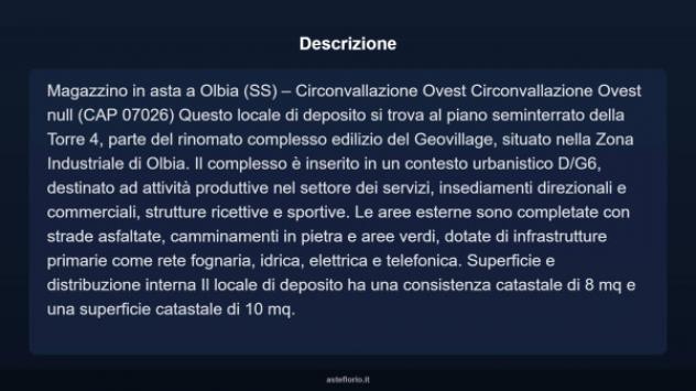 Immobile in asta di 8 m² in vendita a Olbia - Foto 5