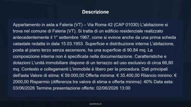 Immobile in asta di 90 m² in vendita a Faleria - Foto 15