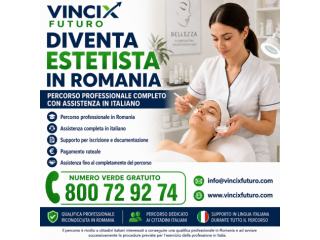 DIVENTA ESTETISTA IN ROMANIA E APRI LA TUA ATTIVITÀ IN ITALIA
