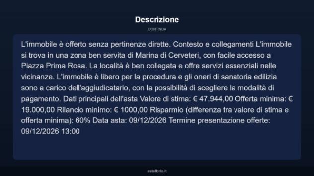 Immobile in asta di 29 m² in vendita a Cerveteri - Foto 5