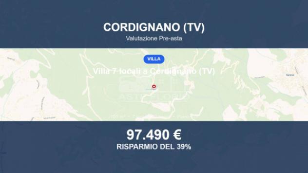 Immobile in asta di 105 m², box auto in vendita a Cordignano