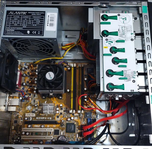 Windows XP pro PC Asus desktop seriale parallela vga DVD-RW Amd x2 - Foto 5