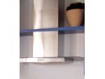 Cappa aspitante Galaxy Flex W/V A A90 cm completa di camino in acciaio INOX
