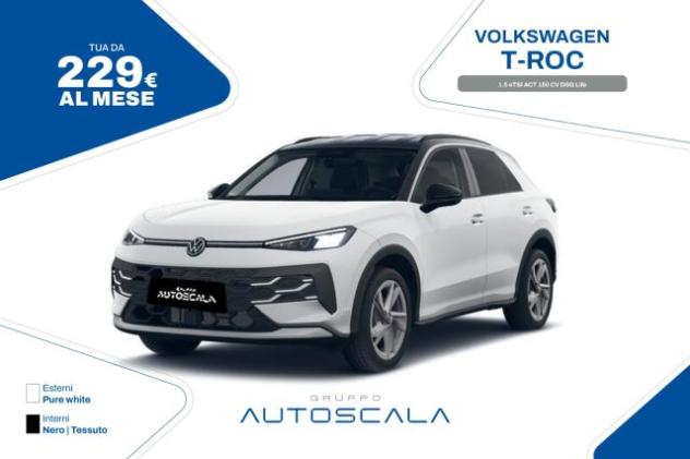 VOLKSWAGEN T-Roc 1.5 eTSI ACT 150 CV DSG Life rif. 24214817