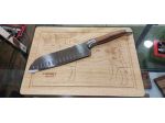 SET COLTELLO SANTOKU Laguiole + tagliere in legno
