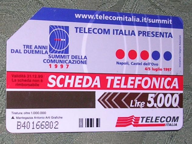 SCHEDA TELEFONICA ITALIA 56U