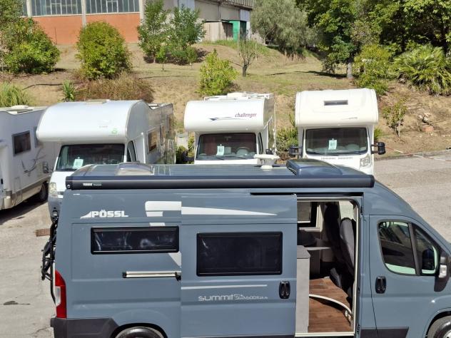 VAN CAMPER PURO POSSL CITROEN SEMIDINETTE LETTO MATRIMONIALE CLIMATIZZATORE PORTABICI CAMPEGGIO USATI GENERALI 1786 - Foto 8