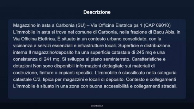 Immobile in asta di 245 m² in vendita a Carbonia - Foto 4
