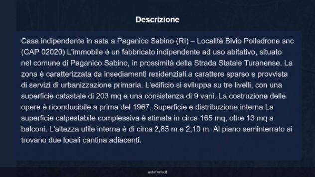 Immobile in asta di 165 m² in vendita a Paganico Sabino - Foto 16