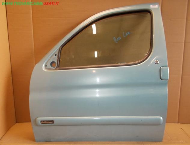PORTA ANT.S. VERDE MET. C/ALZ. VERS.5PORTE CITROEN BERLINGO (M59) 5 posti  Carrozzeria  Lamierati esterni  Porte  Porta ant. sx. CITROEN - BERLINGO 5