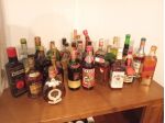 Bottiglie vintage grappa cognac brandy whisky
