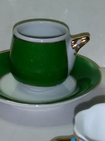 5 TAZZINE E PIATTINI MINIATURA GOLDSCHMUCK - Foto 3