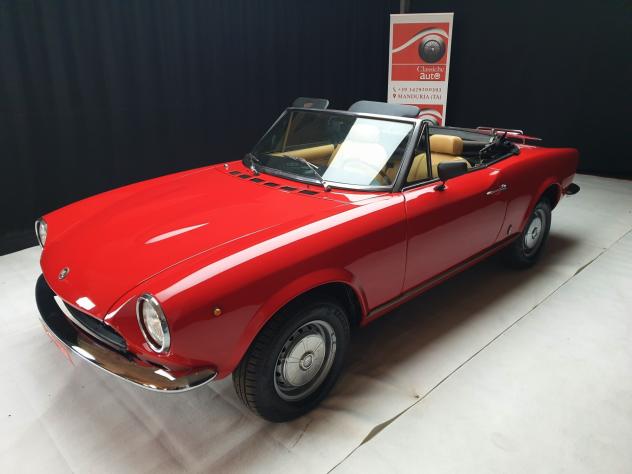 Fiat 124 Sport Spider 1.8cc certif. ASI con C.R.S.