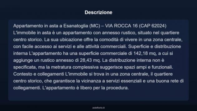 Immobile in asta di 142 m² in vendita a Esanatoglia - Foto 13
