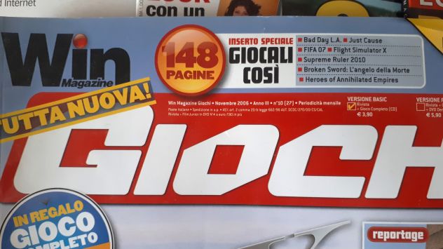 lotto 6 riviste magazine pc video games win giochi per il mio computer ottime - Foto 9