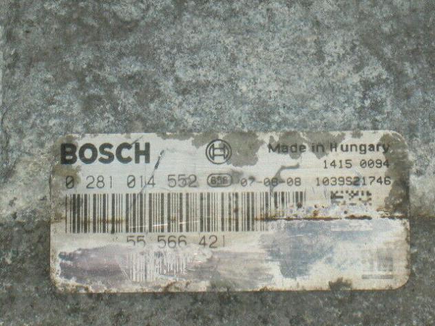 0281014552 ECU OPEL SAAB 9-3 1.9 TTiD Diesel 0281014552 55566421 - Foto 2