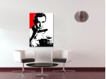 Quadro di James Bond dipinto a mano pop art