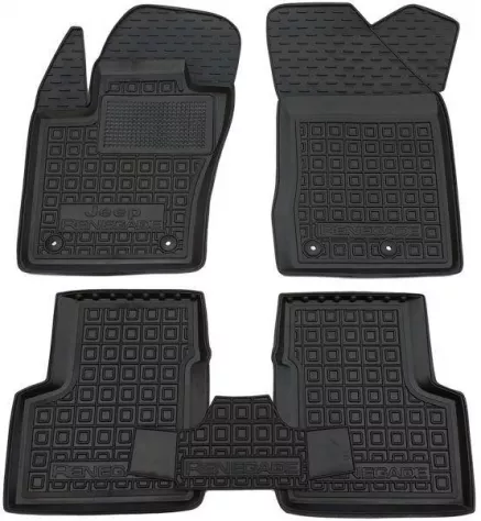 Tappetini Di Gomma Su Misura Per Jeep Renegade (2016 im poi)