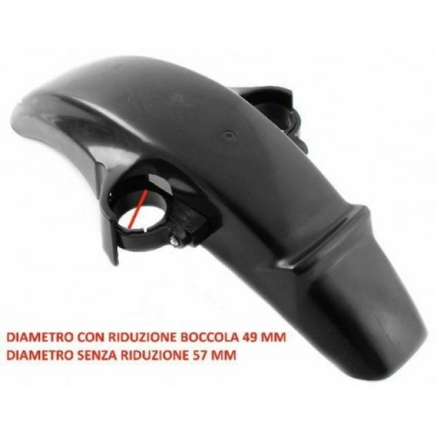 Parafango anteriore moto enduro nero 1020BK - Foto 2
