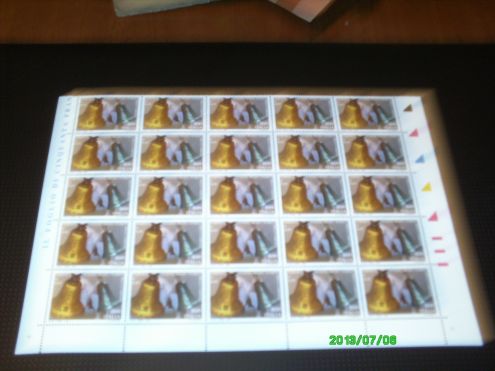 FRANCOBOLLI ITALIA 1999 ERRORE FILATELICO MUSEO STORICO DELLA CAMPANA - Foto 2