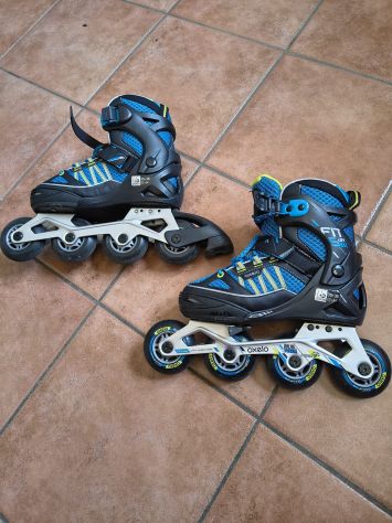 Pattini in linea Oxelo Fit 5 Junior Taglia 35/38 - Foto 7