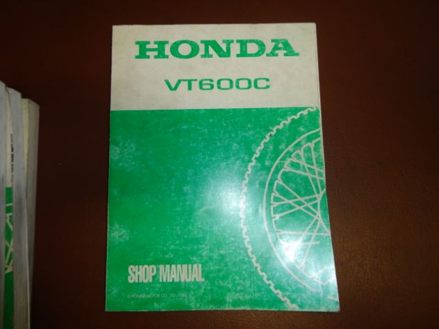VT600 Shadow manuale officina manutenzione moto honda