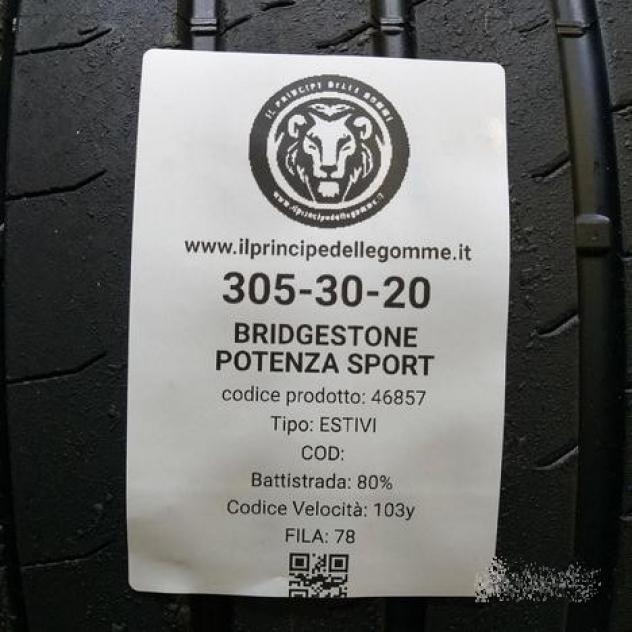 2 gomme 305 30 20 bridgestone a46857 - Foto 2