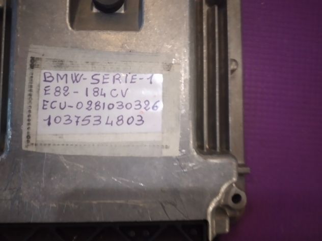 CENTRALINA MOTORE BMW F30 F25 320D X3 2.0 D 2012 0281030326 EDC17C50 DDE 8576333 - Foto 3