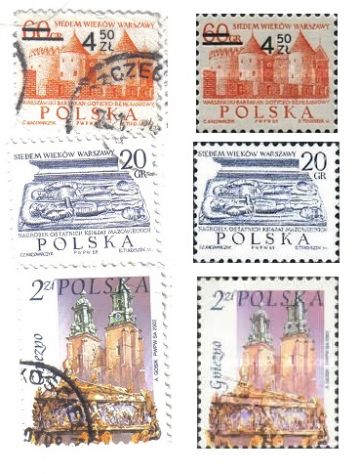 A168 - RARA VARITA' DI FRANCOBOLLI POLONIA