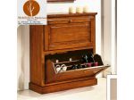 Mobili Classici In Legno Scarpiera in Legno 2 Ante Stile Arte Povera Cod 10410