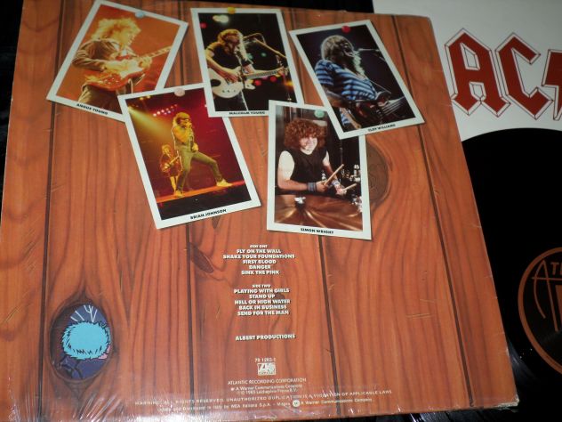 AC/DC - Fly On The Wall - LP / 33 giri + Inner Sleeve 1985 1° St. Italy - Foto 2