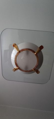 Lampadario F.Fabbian modello "Quadra" anni "80 VINTAGE - Foto 5