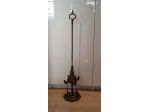 candelabro bugia brucia profumi in ottone h 84cm peso 2,5kg